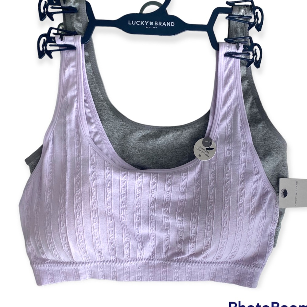 Lucky Brand smooth seamless comfort lounge bras